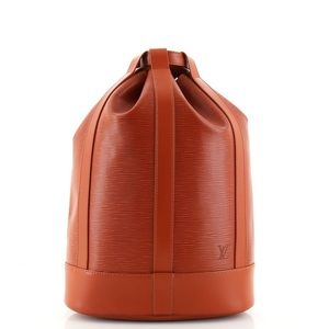 Louis Vuitton vintage Randonnee Backpack Epi brown Leather PM